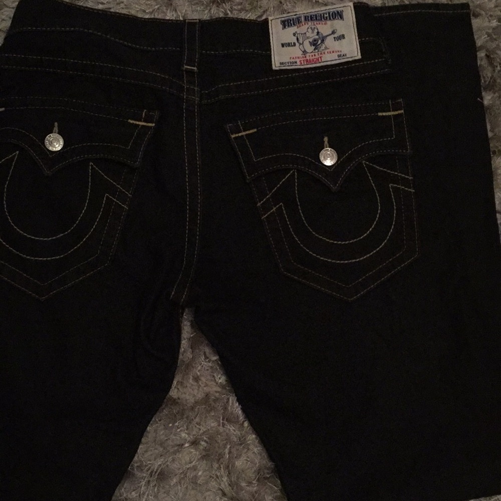 Men True Religion Dark Wash Jeans Size 31